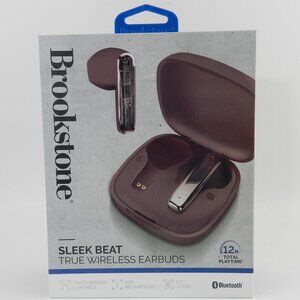 Brookstone Sleek Beat True Wireless Earbuds